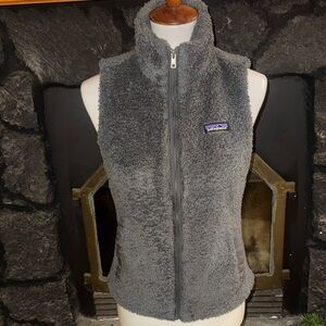Patagonia size Small S Los Gatos vest Charcoal Fleece Jacket